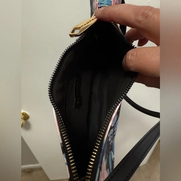 Rampage Floral Black Shoulder Bag - Picture 3 of 3